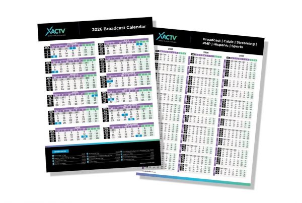 2026 XACTV Broadcast calendar