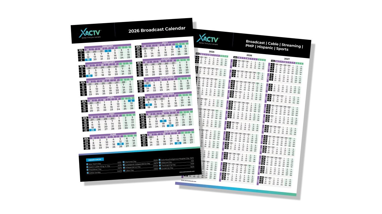 2026 Broadcast Calendar