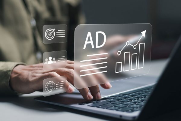Graphic image of Ad spend increase chart