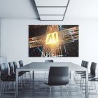 AI on screen in conference room