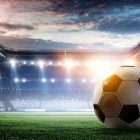 Soccer ball on field