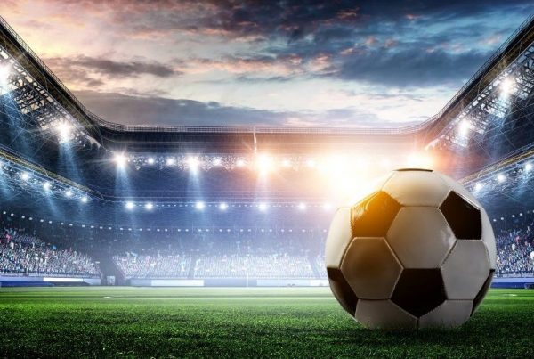 Soccer ball on field